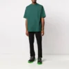 Balenciaga-logo-trykk, kortærmet, grønn, for menn 570805THV803230