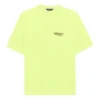 Balenciaga-logo-trykk, kortærmet, gul, for menn 641675TJVF77110