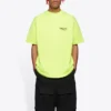 Balenciaga-logo-trykk, kortærmet, gul, for menn 641675TJVF77110