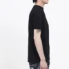 Balenciaga-logo-trykk, kortærmet, svart, for menn 594579THV631000