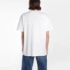Balenciaga-logo-trykk, rund hals, korte ermer, hvit, for menn 556150TYK239000