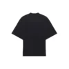 Balenciaga løpetrøye for menn med mønstertrykk og logo, løs passform, korte ermer, svart 641614TJVK61070