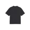 Balenciaga Retro Knit BB Paris-T-skjorte med trykk, kort ermet, for menn, svart 594579TGV601000