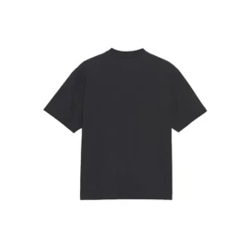 Balenciaga Retro Knit BB Paris-T-skjorte med trykk, kort ermet, for menn, svart 594579TGV601000