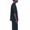 Balenciaga Retro Uniform Loose Design kortærmet T-skjorte for menn, svart 620969TIV791000