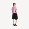 Balenciaga Sacra Cœur T-skjorte for kvinner med medium passform  i gammelrosa