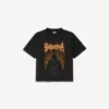 Balenciaga Sacra Cœur T-skjorte for kvinner med medium passform  i svart