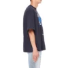 Balenciaga Speed Hunters for menn, svart, blått bånd, korte ermer, grå 541875TCV381055