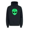 Balenciaga SS21 Alien-logo for menn, tykkere utførelse, klassisk svart 641679TJV959113