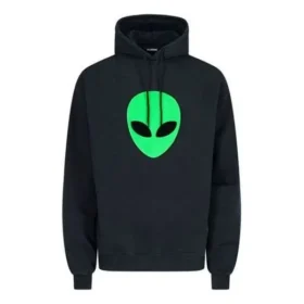 Balenciaga SS21 Alien-logo for menn, tykkere utførelse, klassisk svart 641679TJV959113 Balenciaga SS21 Alien-logo for menn, tykkere utførelse, klassisk svart 641679TJV959113