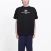 Balenciaga SS21 B-alfabetlogo-mønster, kortærmet, svart, for menn 570803TFV761000