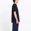 Balenciaga SS21 B-alfabetlogo-mønster, kortærmet, svart, for menn 570803TFV761000