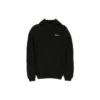 Balenciaga SS21 bomulls-langermet hettegenser for menn, stor størrelse, svart 620973TKV871070