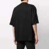 Balenciaga SS21 casual-trøye for menn med trykk, stor størrelse, korte ermer, svart 641614TJV801070
