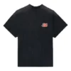 Balenciaga SS21 Flame Retro kortærmet T-skjorte for menn, svart 656978TKV701076