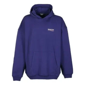 Balenciaga SS21 for menn, trykk, blå 620973TIV531195