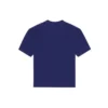 Balenciaga SS21 herre-T-skjorte med logo-trykk i alfabetet, korte ermer, blå 612966TIV545400