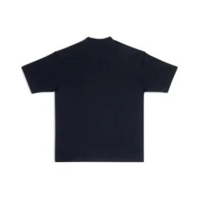 Balenciaga SS21 herre-T-skjorte med logotrykk, kort erme, svart 612966TIV541070