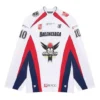 Balenciaga SS21 Hockey Sports Mesh langermet hvit for menn 657105TKV248090