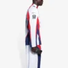 Balenciaga SS21 Hockey Sports Mesh langermet hvit for menn 657105TKV248090
