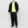Balenciaga SS21 jakke med glidelås og lange ermer for menn, svart 641659TIV551070