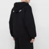 Balenciaga SS21 jakke med glidelås og lange ermer for menn, svart 641659TIV551070
