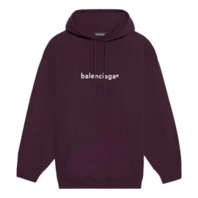 Balenciaga SS21 Logo for menn, lilla 570811TJVA35182