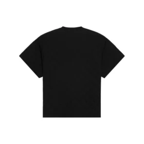 Balenciaga SS21-logo-trykk, løs passform, rund hals, korte ermer, svart, herre 641675TKV711069 Balenciaga SS21-logo-trykk, løs passform, rund hals, korte ermer, svart, herre 641675TKV711069
