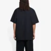 Balenciaga SS21 mønstertrykk, rund hals, korte ermer, svart, herre 651795TKV771070