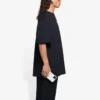 Balenciaga SS21 mønstertrykk, rund hals, korte ermer, svart, herre 651795TKV771070