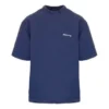 Balenciaga SS21 Retro kortærmet blå for menn 612966TJV874866
