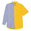 Balenciaga SS21-skjorte med striper og løse ermer for menn 658850TIM369086