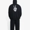 Balenciaga SS21-trykk for menn, klassisk svart 651799TKVA21012