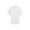 Balenciaga SS21 Word kortærmet skjorte for menn, hvit 641613TJVI59040