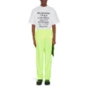 Balenciaga SS21 Word kortærmet skjorte for menn, hvit 641613TJVI59040