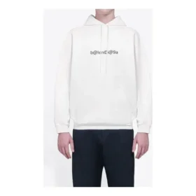 Balenciaga Symbolic Chest Creative Logo Retro hvit for menn 570811TIV519040 Balenciaga Symbolic Chest Creative Logo Retro hvit for menn 570811TIV519040