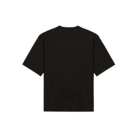 Balenciaga-T-skjorte for menn med symbolisk rund hals og alfabet-trykk, kort ermet, svart 620969TIV501070