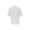 Balenciaga-T-skjorte med alfabetlogo, korte ermer, grå og hvit, for menn 641614TJVA99054