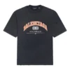 Balenciaga-t-skjorte, medium passform «Black» 612966TLVJ11074