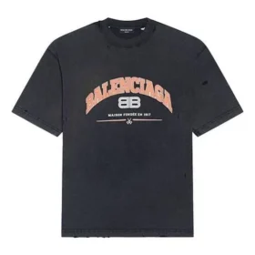Balenciaga-t-skjorte, medium passform «Black» 612966TLVJ11074 Balenciaga-t-skjorte, medium passform «Black» 612966TLVJ11074