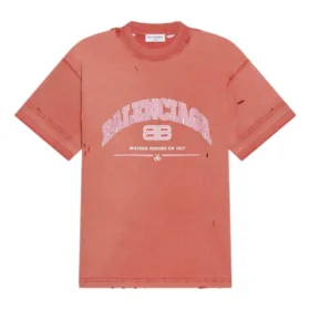 Balenciaga-t-skjorte, medium passform «Pink» 612966TLVJ16441