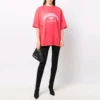 Balenciaga-t-skjorte, medium passform «Pink» 612966TLVJ16441