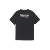 Balenciaga-trøye for menn med trykk, korte ermer, svart 570803TAV441000