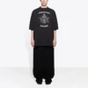 Balenciaga-trøye for menn med trykk, stor størrelse, korte ermer, svart 641614TJV781000