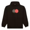 Balenciaga Uniform Plush Loose Classic svart for menn 620973TIV801000