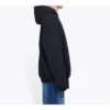 Balenciaga Uniform Plush Loose Classic svart for menn 620973TIV801000