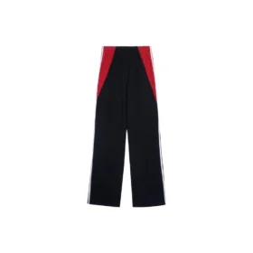 Balenciaga x adidas fleece-baggy-joggebukse «Black White Red» 723970TNVN56278