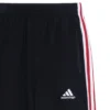 Balenciaga x adidas fleece-baggy-joggebukse «Black White Red» 723970TNVN56278