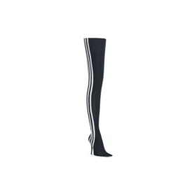 Balenciaga x adidas Knife Over The Knee Støvler «Black White» 724074W2ES11090