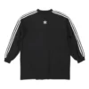 Balenciaga x adidas langermet T-skjorte i oversized-modell «Svart» 728789TNVA68482